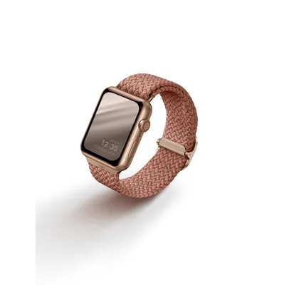 Imagen del producto de Correa trenzada Pasek UNIQ para Apple Watch 40/41/42 mm, color rosa