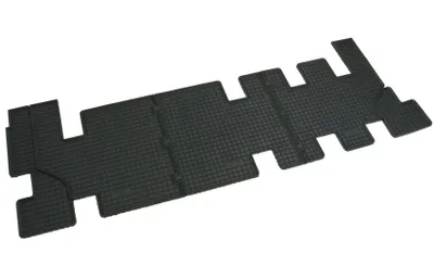 Gummifußmatten Set für Ford Tourneo + Transit Custom (2012-), 3-teilig, schwarz