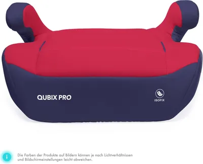 Produktbild von Daliya® QUBIX PRO Kindersitzerhöhung mit ISOFIX, i-SIZE NORM ECE R129, 125 - 150 cm, Gurtfix, Autositz, Autokindersitz, Kindersitz, Sitzerhöhung
