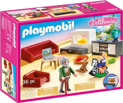 Produktbild von PLAYMOBIL Dollhouse 70207 Gemütliches Wohnzimmer