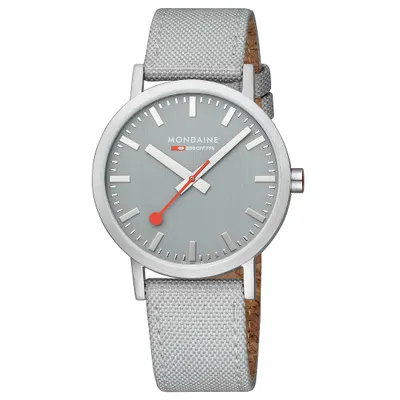Produktbild von Mondaine Herren Uhr Classic Armbanduhr 40 mm A660.30360.80SBH Textil
