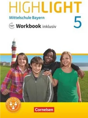 Immagine prodotto di Highlight 5. Jahrgangsstufe - Mittelschule Bayern - Workbook inklusiv mit Audios online