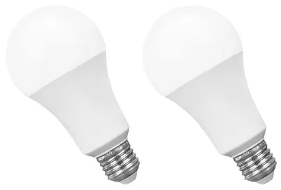 Productafbeelding van Spectrum LED Peerlamp A60 E27 Mat - 18W 1800lm 4000K - Neutraalwit - Vervangt 114W - 2 stuks