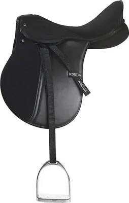 Produktbild von NORTON Kunststoffsteigbügelriemen Strapazierfähig aus solidem Nylon, Farbe:braun, Größe:Erwachsenengröße 140 cm lang