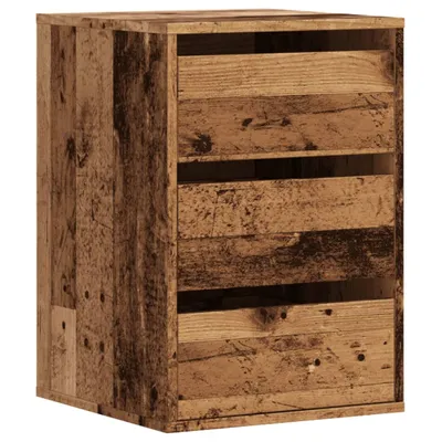 Zdjęcie produktu dla vidaXL Komoda o wyglądzie starego drewna 40x41x58 cm materiał drewnopochodny