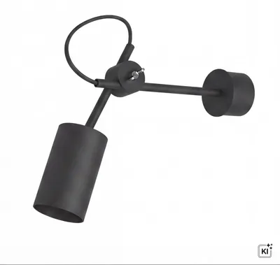 Obrázek produktu pro Vintage nástěnné bodové svítidlo EYE černé kovové moderní nástěnné svítidlo GU10 obývací pokoj ložnice, productTiles.product.images.aiGenerated