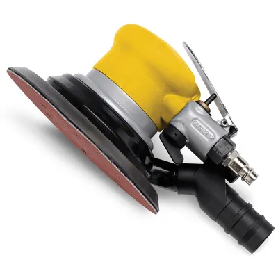 Produktbild von Powerplus POWAIR0013, Schwingschleifer, Schwarz, Gelb, AC, 15 cm, 161 x 252 x 115 mm, 1,38 kg