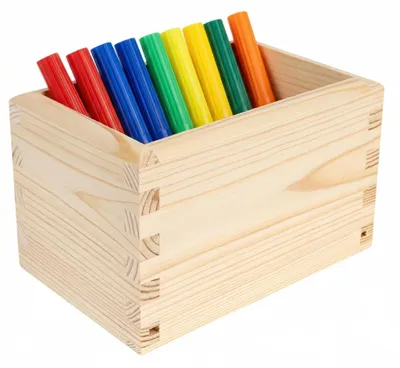 Productafbeelding van Creative Deco opbergdoos houten kist zonder deksel 15x10x9 cm