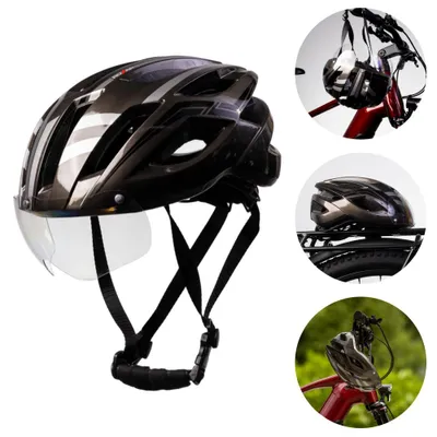 Imagen del producto de Casco de ciclismo de carretera ROXAR SPEED, color negro, talla M