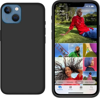 Image de Housse silicone Basic Case TPU Soft Handy compatible avec iPhone SE 2024 noir mat