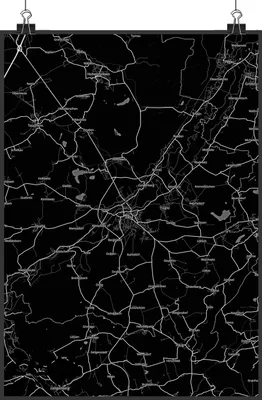 Produktbild von Mr. & Mrs. Panda Bild Zeitz DIN A1 - Geschenk, wanddeko, Stadt, Wandbild, Dorf Karte Landkarte Map Stadtplan, drucke, Poster, Kunstdruck