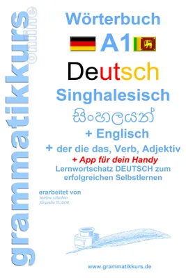 Produktbild von Wörterbuch Deutsch - Singhalesisch - Englisch A1