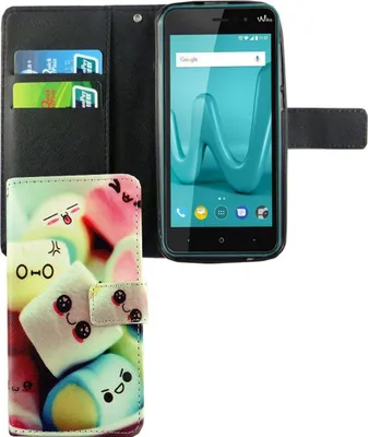 Produktbild von Handyhülle Tasche für Wiko Lenny 4 Schriftzug Marshmallows