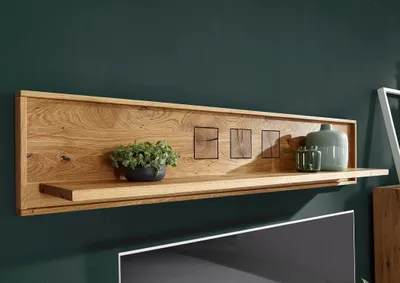 Produktbild von Wandregal 150cm 'Danzig' Wildeiche geölt