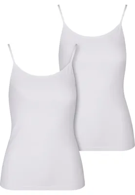 Obrázok produktu pre Urban Classics Top Damen Dámske základné tielko bavlna 2-Pack weiß L