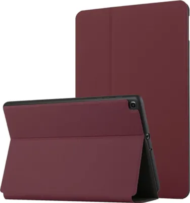 Produktbild von Huawei MatePad T10 / T10s Schutzhülle Hülle Case Tasche Klapphülle, Farbe:Wein Rot
