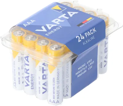 Produktbild von 24er Sparpack Varta Energy 4103 Micro inklusive Aufbewahrungsbox