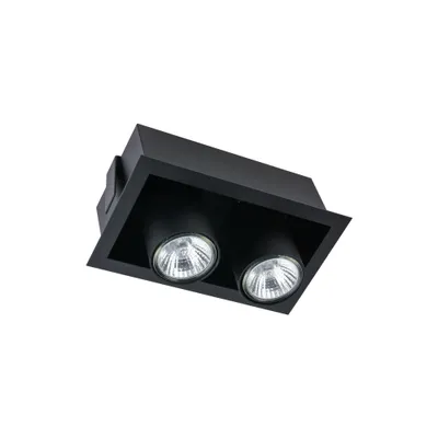 Zdjęcie produktu dla Oprawa oświetleniowa podtynkowa LED Nowodvorski DOWNLIGHT czarna, stal 8940