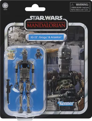 Zdjęcie produktu dla Star Wars The Vintage Collection IG-12, Grogu & Anzellan, 4 lat(a), Wielobarwny