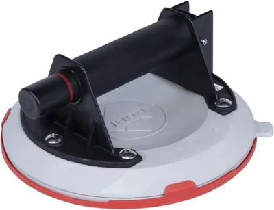 Zdjęcie produktu dla Rubi przyssawka pojedyńcza z pompką 200mm szara guma