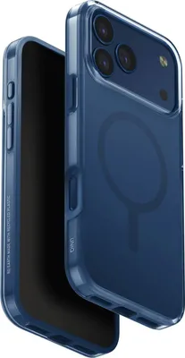 Produktbild von UNIQ Clario Hülle für iPhone 17 Pro Max Magclick Charging blau