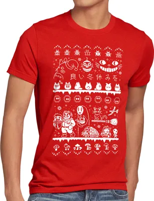 Produktbild von style3 Anime Christmas Sweater Herren T-Shirt t anime cosplay schloss film