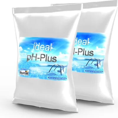 Produktbild von 10Kg ideal pH-Plus Granulat, pH-Heber Pulver, Algenvernichter ( 2 x 5 Kg )