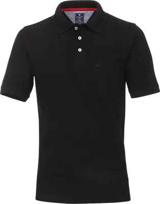 Produktbild von REDMOND Poloshirt mit Brusttasche Schwarz S