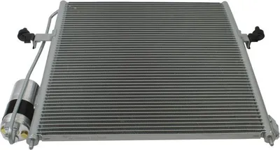 Produktbild von Klimaanlagen-Kondensator mit Trockner R 134a 435x417x16 mm Anschluss Ø 15,5/10 mm