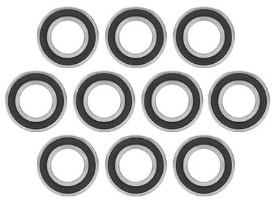 10 Rillenkugellager 6005-2RS, 25x47x12 mm, wasserdicht