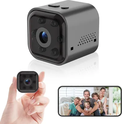 Produktbild von AS03 1080P WLAN Überwachungskamera mit Nachtsicht, Bewegungserkennung, Zwei-Wege-Audio & TF-Speicher