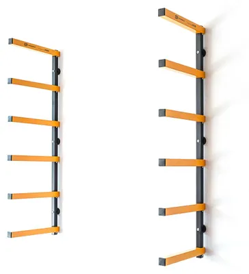 Zdjęcie produktu dla STRONGBOLD StrongRack R600 Regał Ścienny Wspornikowy | 6 Poziomów | Udźwig 300 kg (6x50kg) | Na Drewno Profile Rury | Stalowy Organizer 1 para
