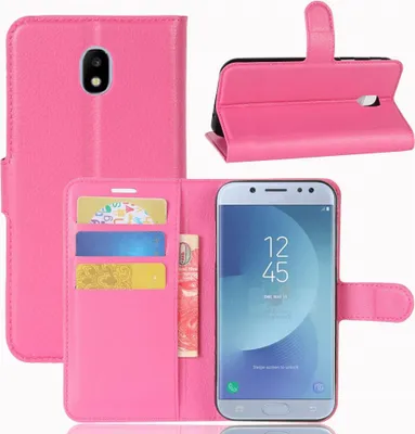 Produktbild von Samsung Galaxy J3 (2017) Hülle - Coverup Klapphülle - Rosa