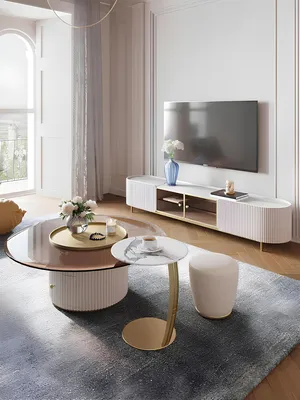 Immagine prodotto di Tavolino design sgabello mobili set di 2 tavoli tavolo poggiapiedi legno nuovo