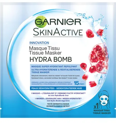 Productafbeelding van Garnier Skin Active Hydra Bomb Masker Tissues (28 gr)