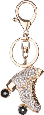 Produktbild von Schlüsselanhänger, süßer, eleganter Handtaschen-Anhänger aus Metall für Kinder-Silber