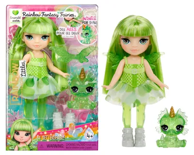 Imagen del producto de Rainbow High Littles: Hadas de ensueño - Esmeralda