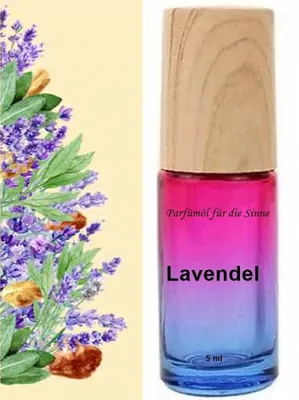 Produktbild von GKA Parfüm Roll-On gefüllt mit reinem Parfümöl Lavendel Parfüm Roller RollOn Duftroller Parfümroller