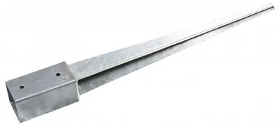 Obrázok produktu pre Levior Pätka stĺpika 81x81x150mm/60cm hr,1,8mm zn