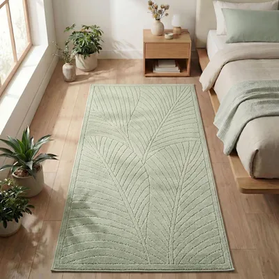 Immagine prodotto di Carpetsale24 Tappeto da Esterno Design Boho Moderno Effetto 3D Resistente ai Raggi UV Ideale per Terrazza Soggiorno Cucina, Dimensioni: 80x150 cm