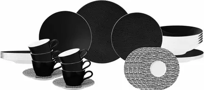 Produktbild von Seltmann Weiden Life Fashion Kombiservice 30-teilig - Glamorous Black