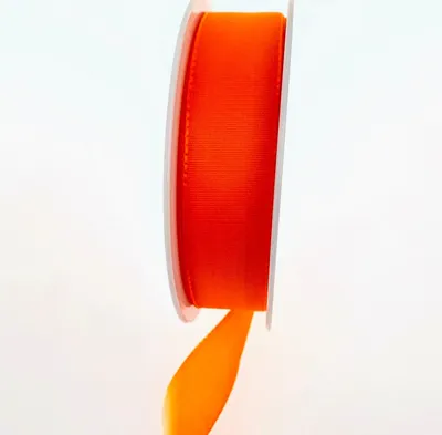 Produktbild von Taftband ohne Drahtkante – 15mm – 50m- col. 850 Orange - 3596-15-50-850