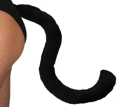 Immagine prodotto di Gatto Pipistrello Nero Costume Coda Carnevale Gatto Accessorio Animale, Colore: Nero