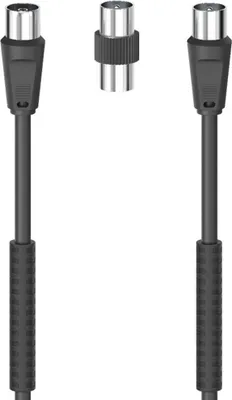Image de Hama 7205306 Câble coaxial 3 m noir