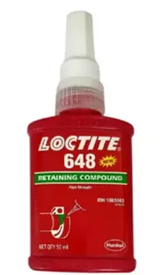 Zdjęcie produktu dla LOCTITE Fügekleber Loctite 648, 50ml Flasche Środek mocujący o wysokiej wytrzymałości