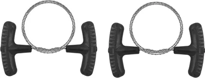 Produktbild von INF Kompakte Survival-Drahtsäge - Schwarz (2er-Pack) für den Außenbereich