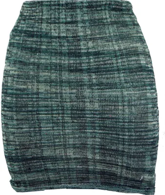 Produktbild von Minirock, Boho Strickrock, Ethnorock - Grün, Damen, Baumwolle,Elasthan, Röcke