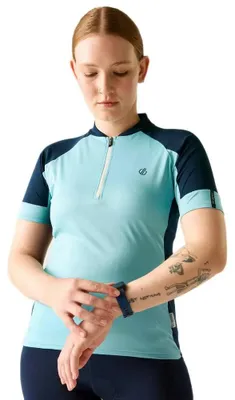 Produktbild von Dare2b Flutter Kurzarm-radtrikot Blau 34 Frau Blau 34