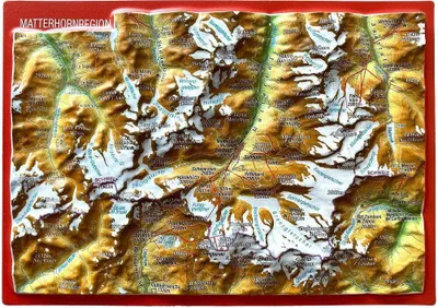 Produktbild von Reliefpostkarte Matterhornregion