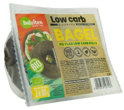 BAJGLE LNIANE KETO BEZGLUTENOWE BIO (2 szt.) 160 g - BALVITEN